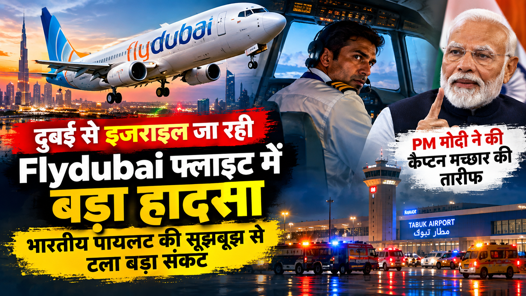 Flydubai Flight में भारतीय पायलट की सूझबूझ से टला बड़ा हादसा, PM मोदी ने की कैप्टन स्मित मच्छार की तारीफ